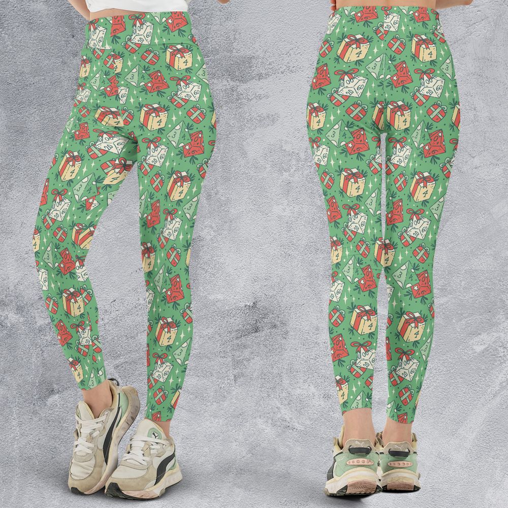 Christmas Dice Gift Legging -  - 3