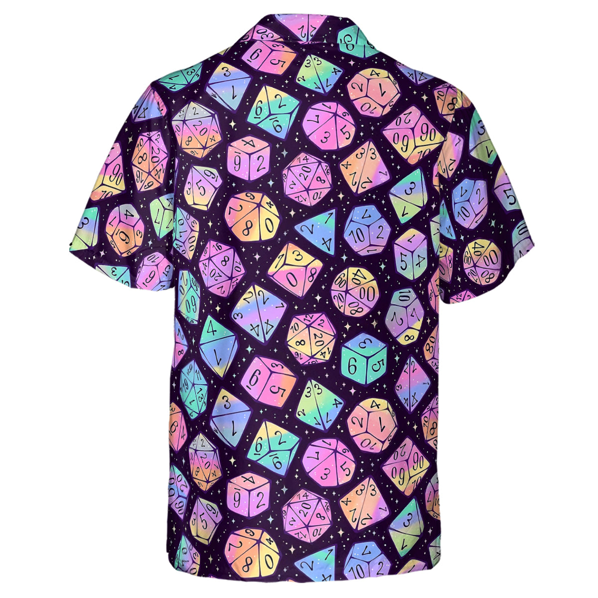 Magic Dice Dark Rainbow Hawaiian Shirt