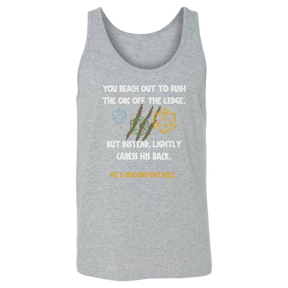 YOU REACH OUT TO PUSH Unisex Jersey Tank - Athletic Heather - 4