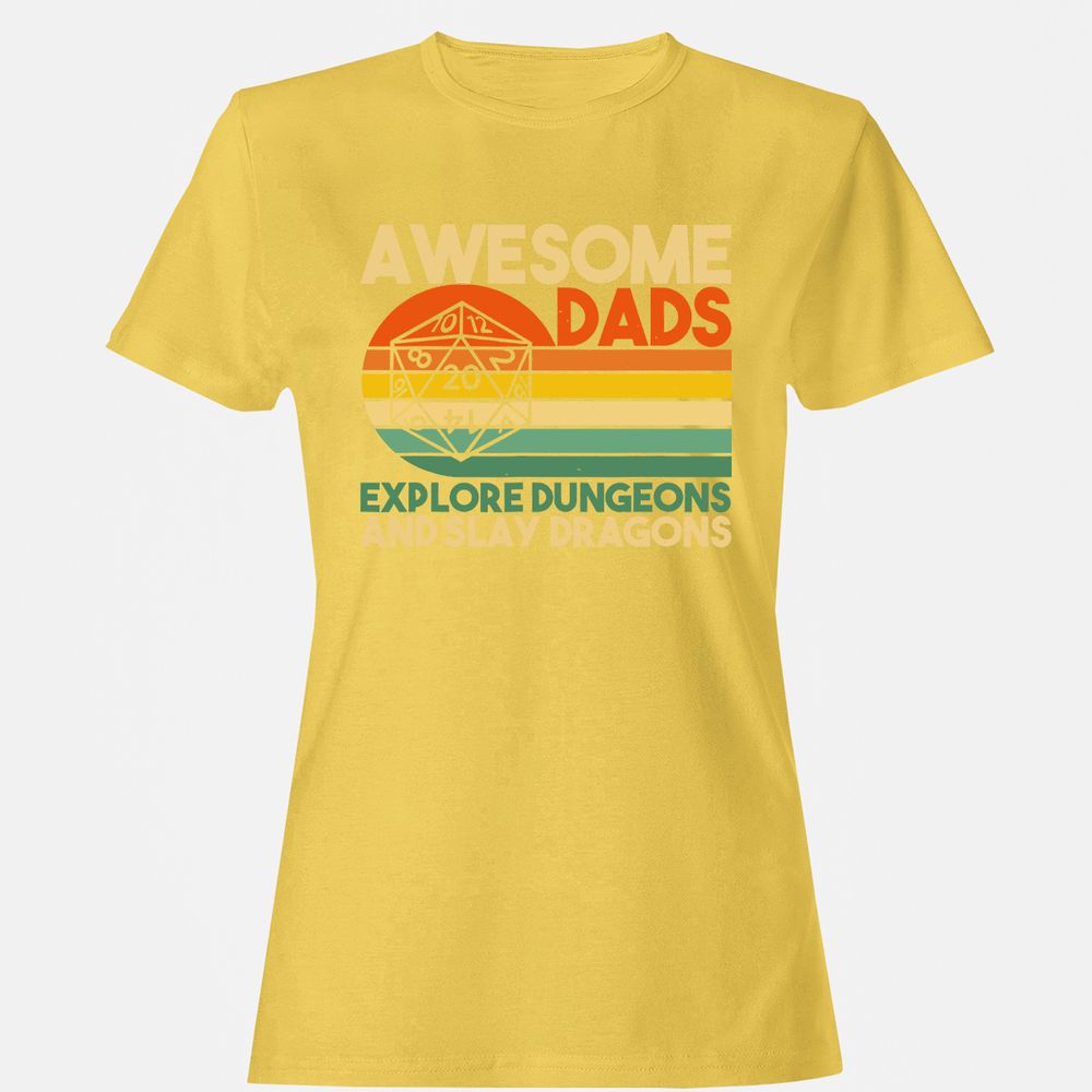 Awesome Dads Explore Dungeons Women's T-Shirt - Daisy - 4