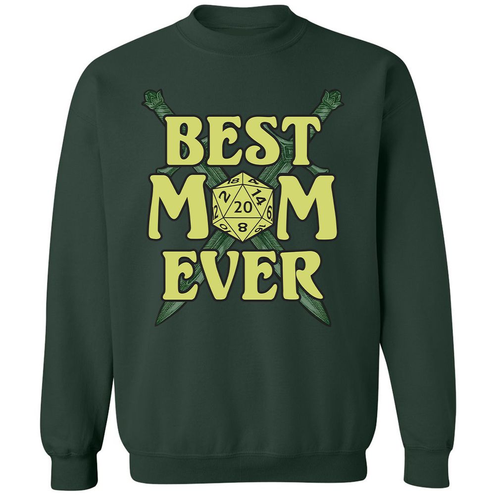 Best Mom Ever Classic Unisex Sweatshirt - Forest Green - 4