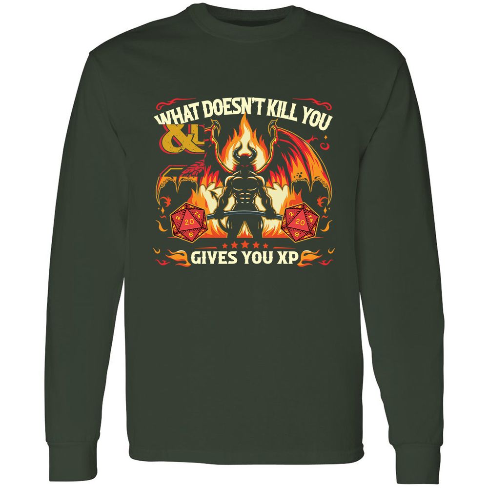 What Doesn’t Kill You Gives You XP - Forest Green - 4
