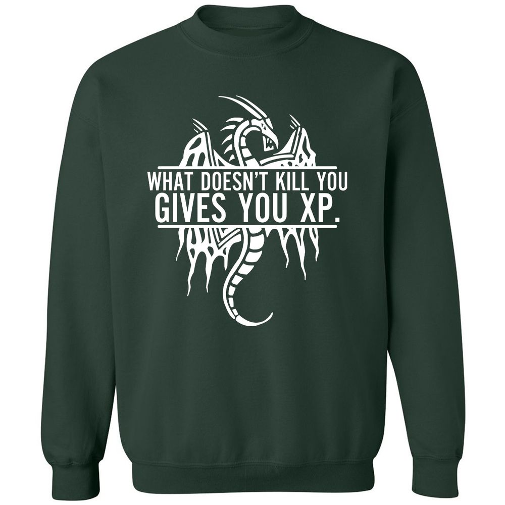 What Doesn't Kill You Classic Unisex Sweatshirt - Forest Green - 4