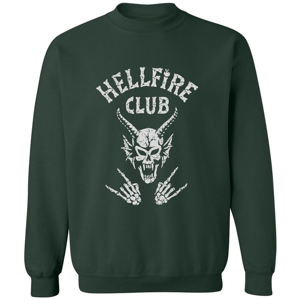 Hellfire Club Classic Unisex Sweatshirt - Forest Green - 4