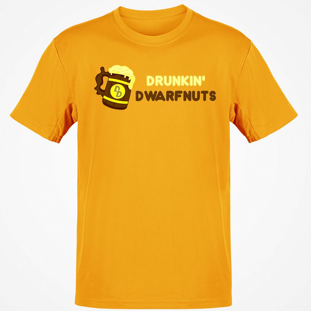 Drunkin' Dwartnuts Classic Unisex T-Shirt - Gold - 4