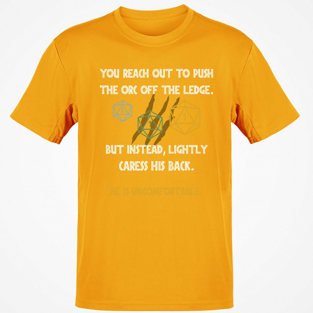 YOU REACH OUT TO PUSH Classic Unisex T-Shirt - Gold - 4