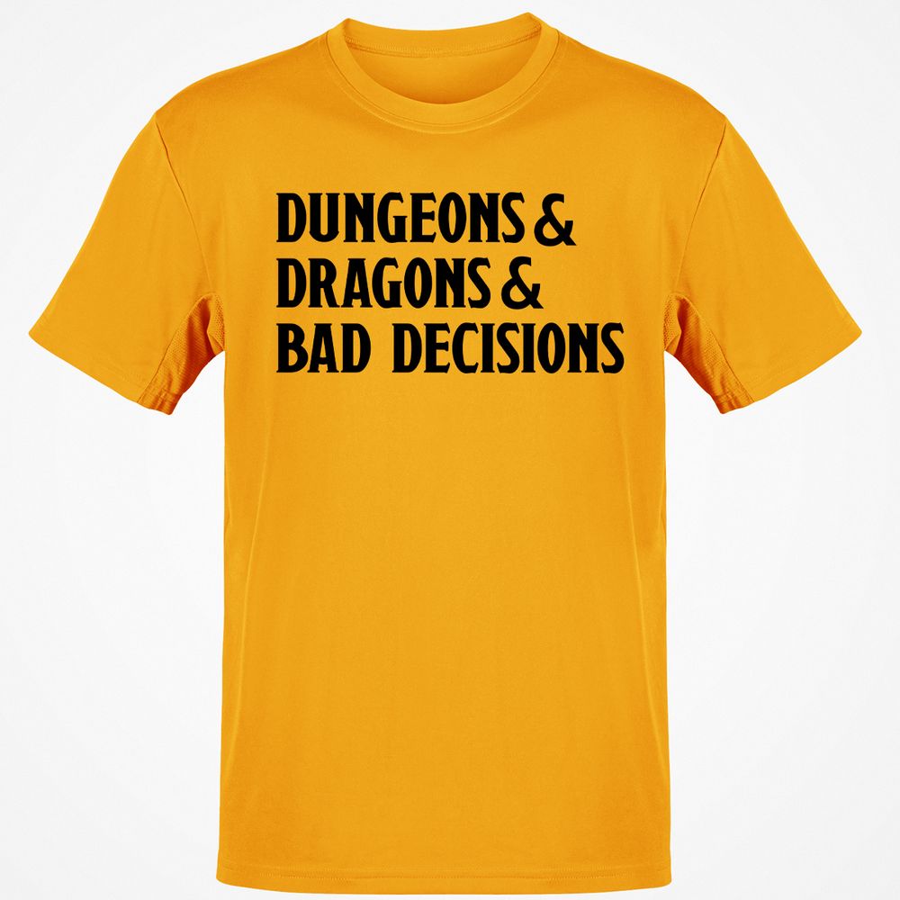 Bad Decisions Classic Unisex T-Shirt - Gold - 4