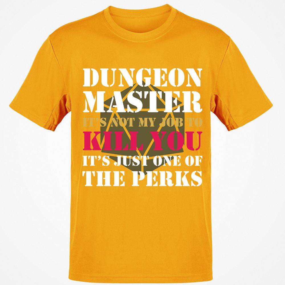 DUNGEON MASTER NOT MY JOB Classic Unisex T-Shirt - Gold - 4