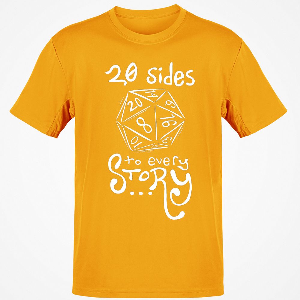 20 Sides To Every Story T-Shirt - Gold - 4
