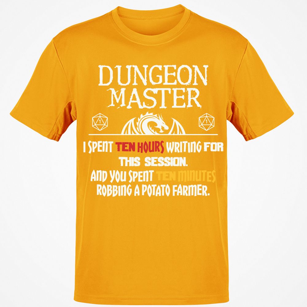 Dungeon Master Chaos Meme Classic Unisex T-Shirt - Gold - 4