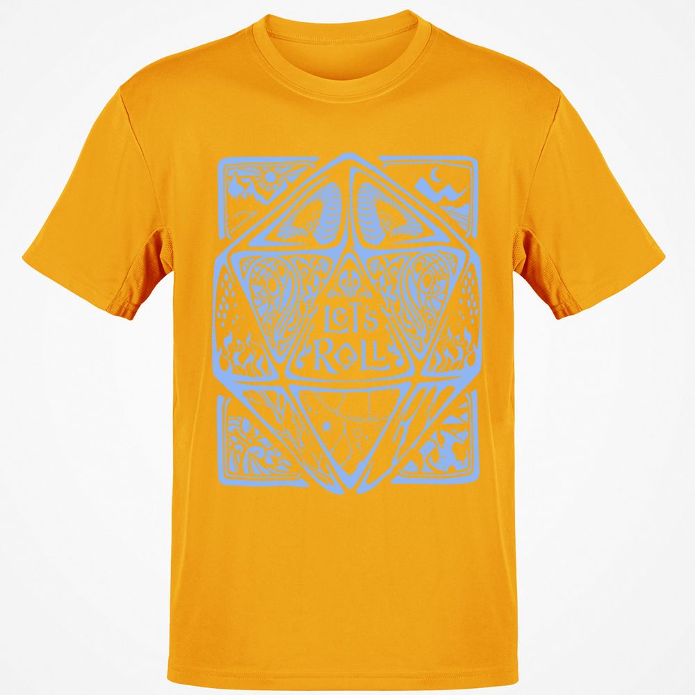 Let's Roll Classic Unisex T-Shirt - Gold - 4
