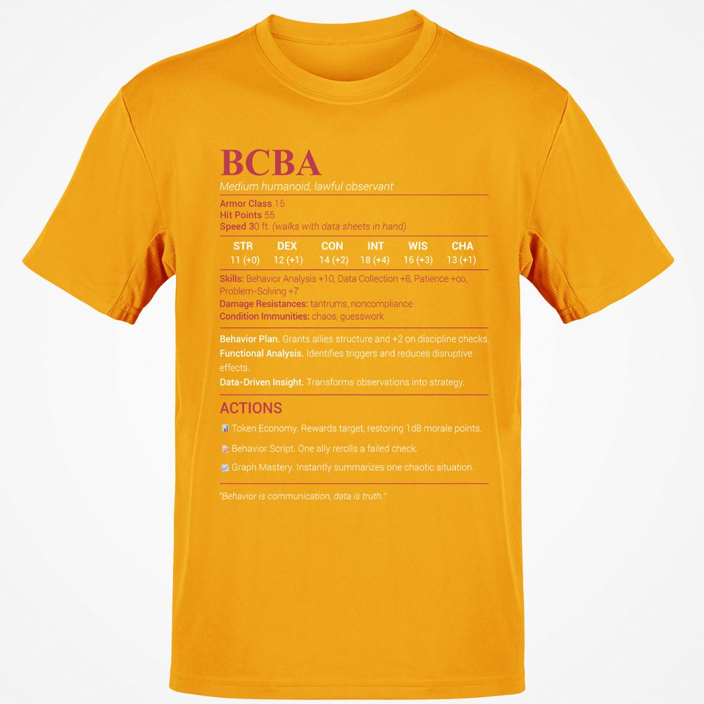 BCBA Classic Unisex T-Shirt - Gold - 4