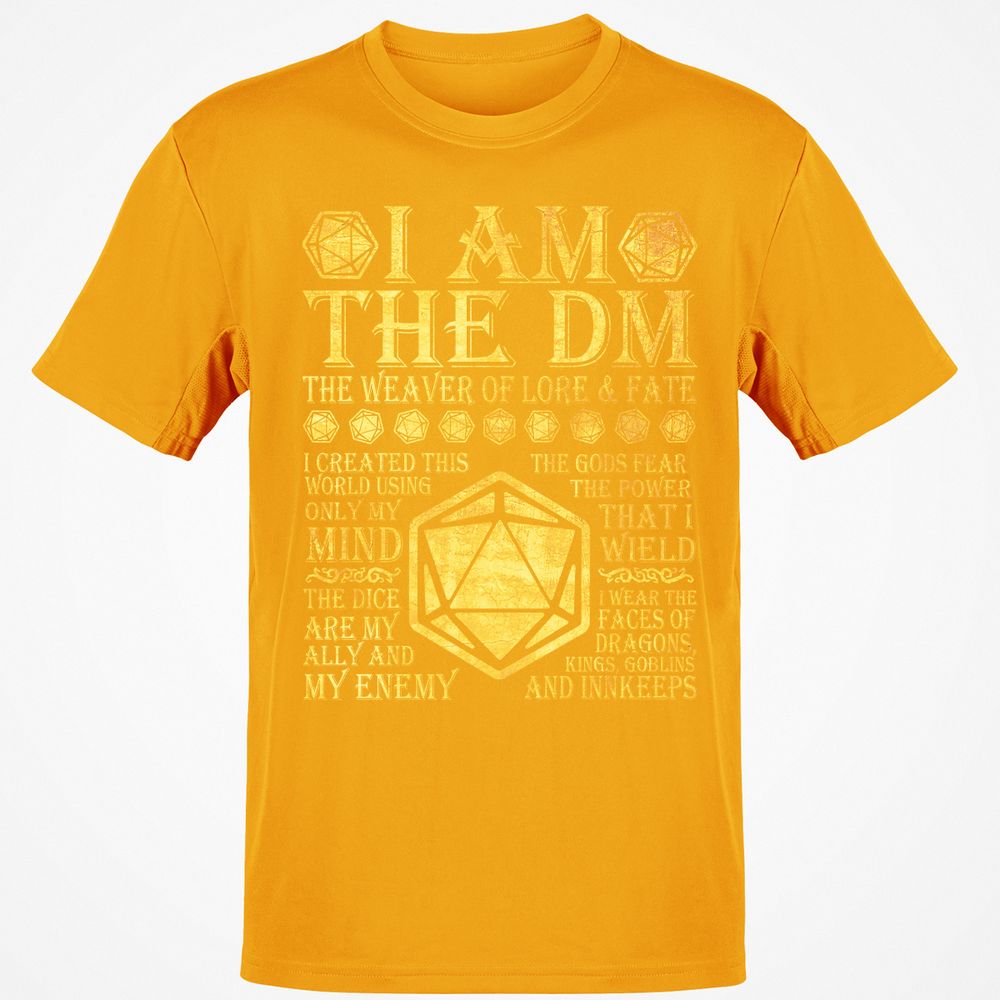 I Am The DM T-Shirt - Gold - 4