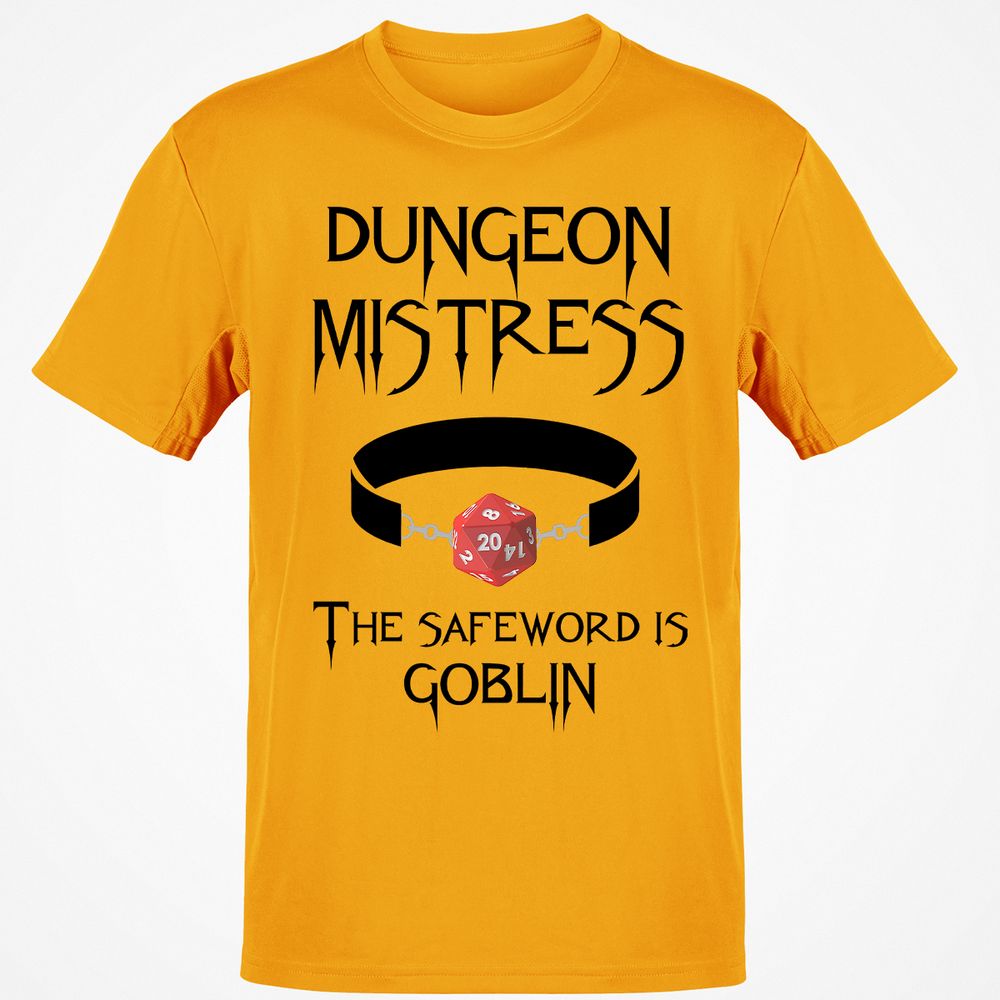 Dungeon Mistress Classic Unisex T-Shirt - Gold - 4