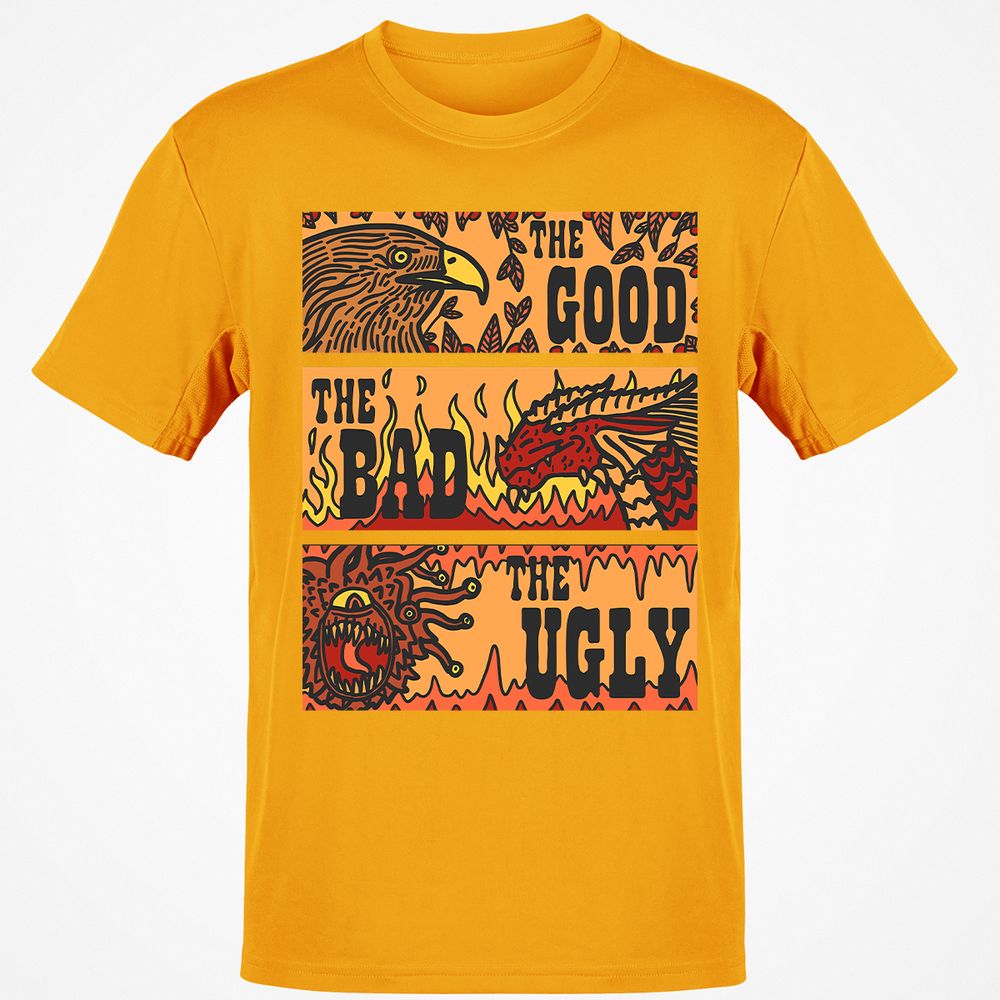 The Good The Bad The Ugly Classic Unisex T-Shirt - Gold - 4