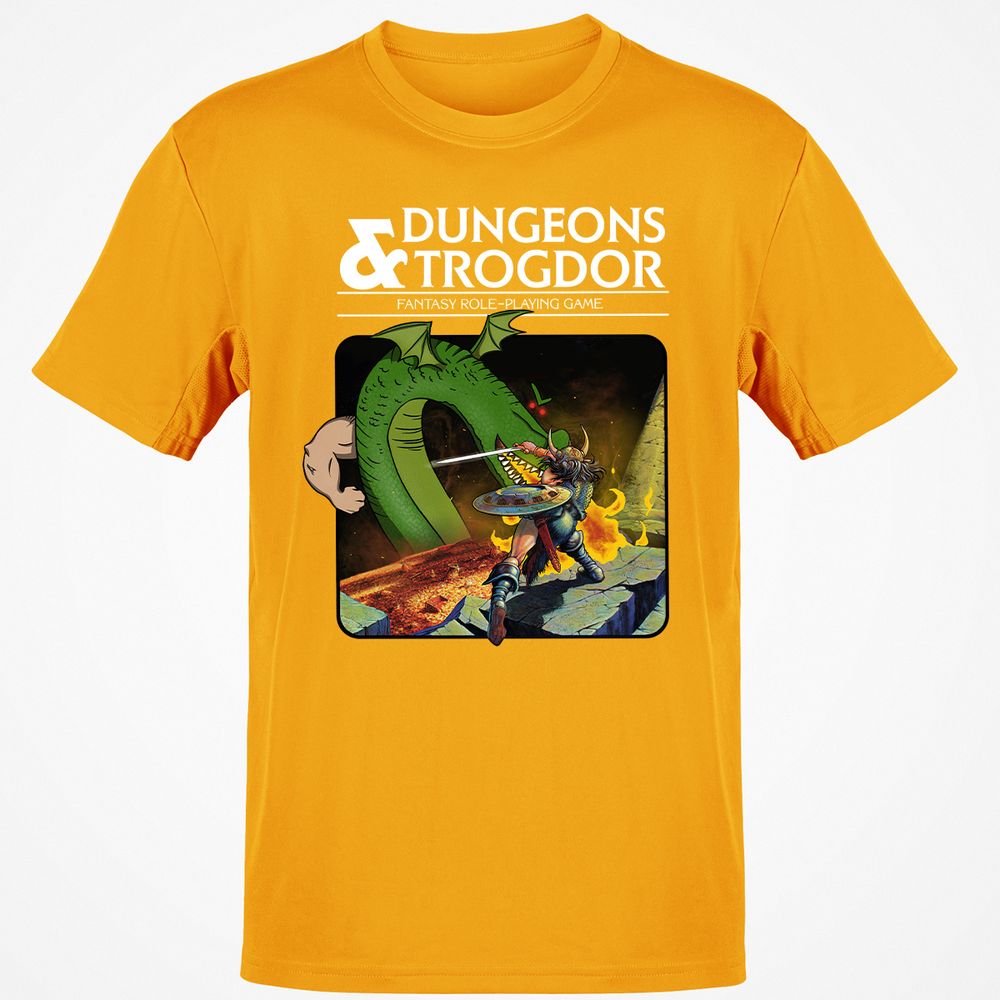 Trogdor Classic Unisex T-Shirt - Gold - 4