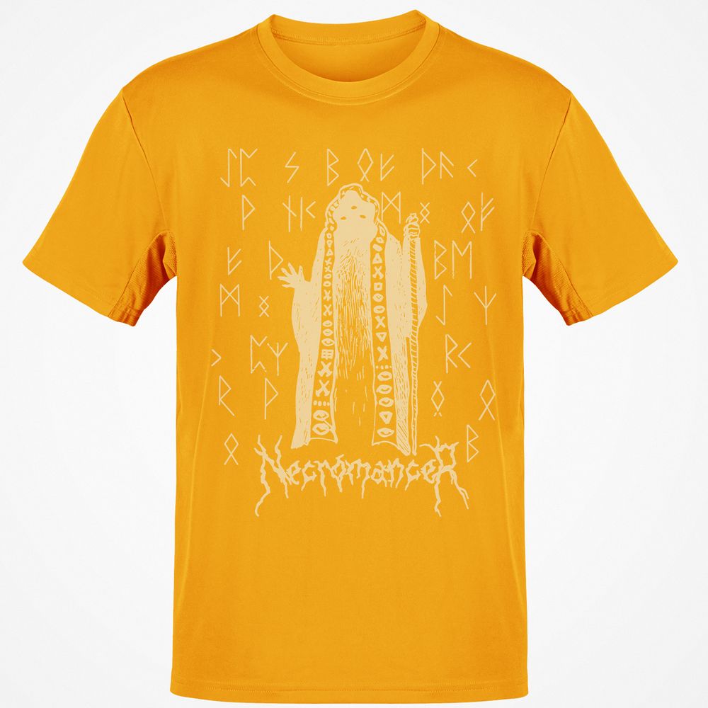Necromancer Gothic RPG Classic Unisex T-Shirt - Gold - 4