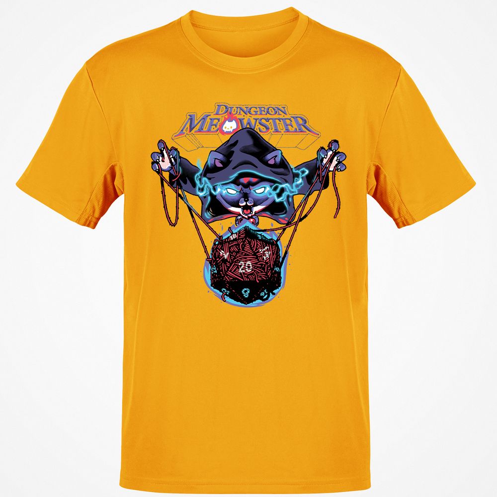 Dungeon Meowster T-Shirt - Gold - 4