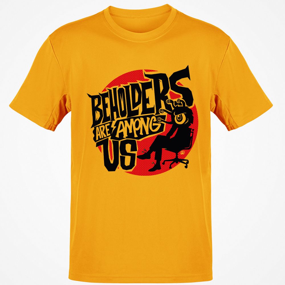 Beholders Are Among Us Classic Unisex T-Shirt - Gold - 4