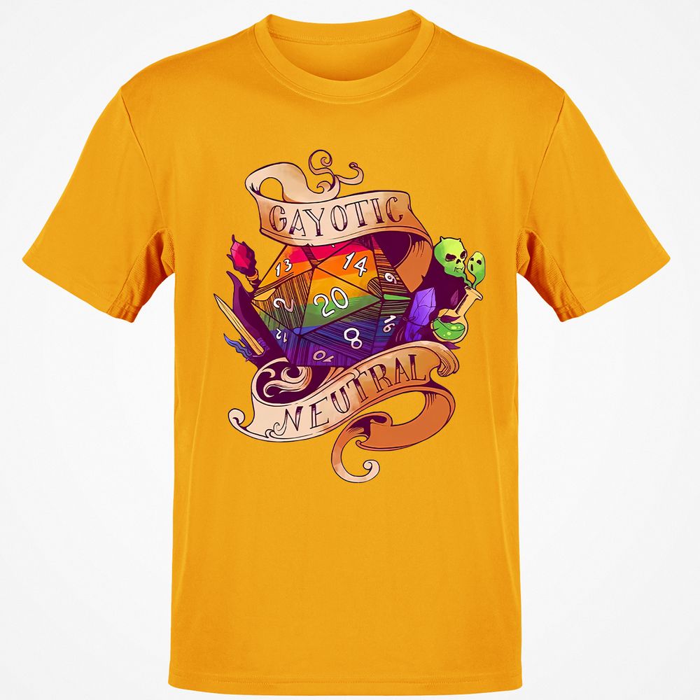 Gayotic Neutral Classic Unisex T-Shirt - Gold - 4