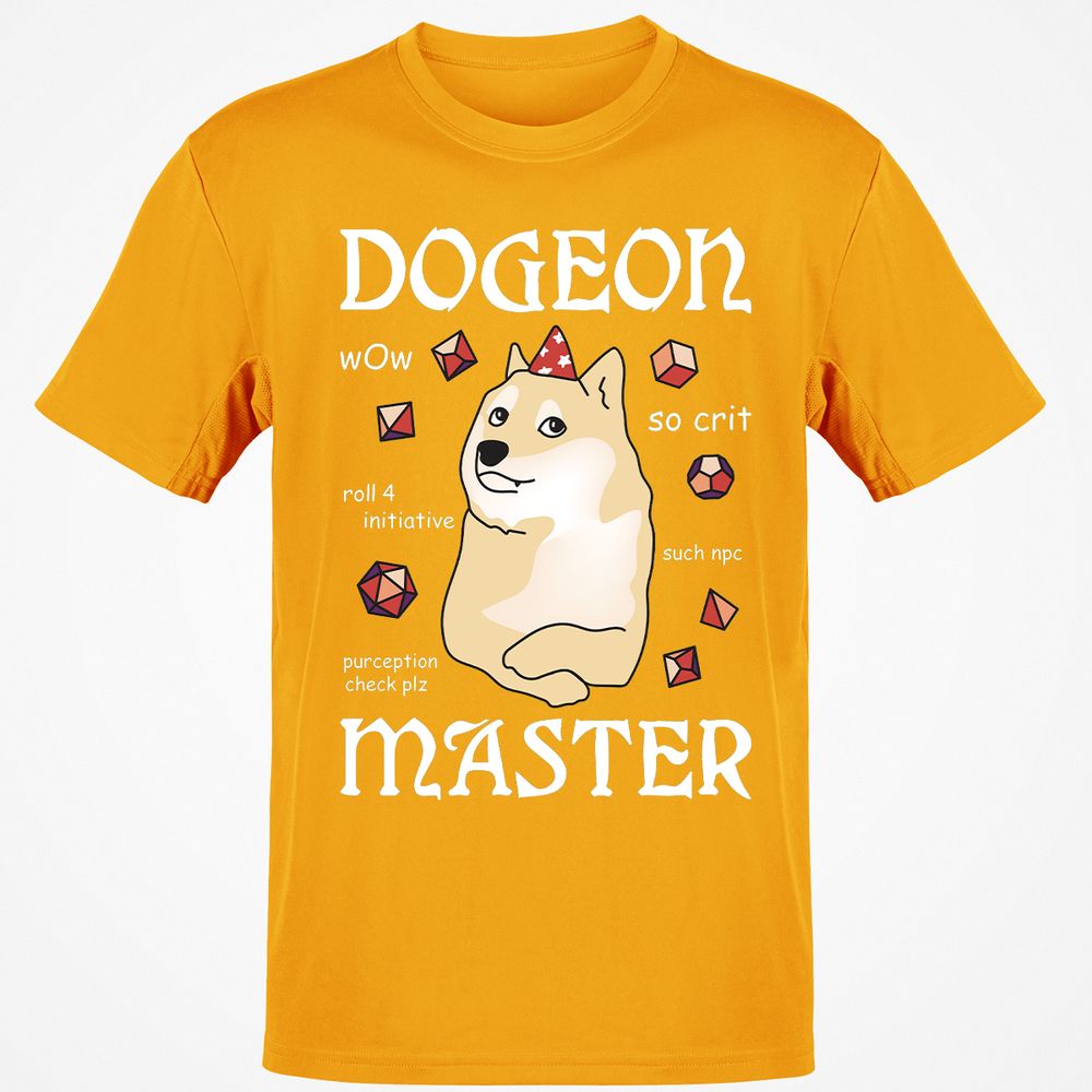 Dogeon Master T-Shirt - Gold - 4
