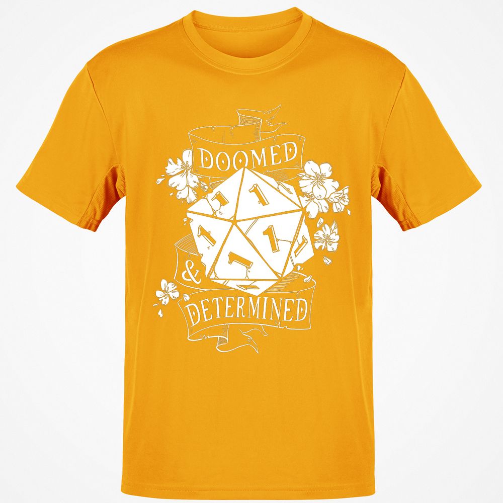Doomed Determined RPG T-Shirt - Gold - 4