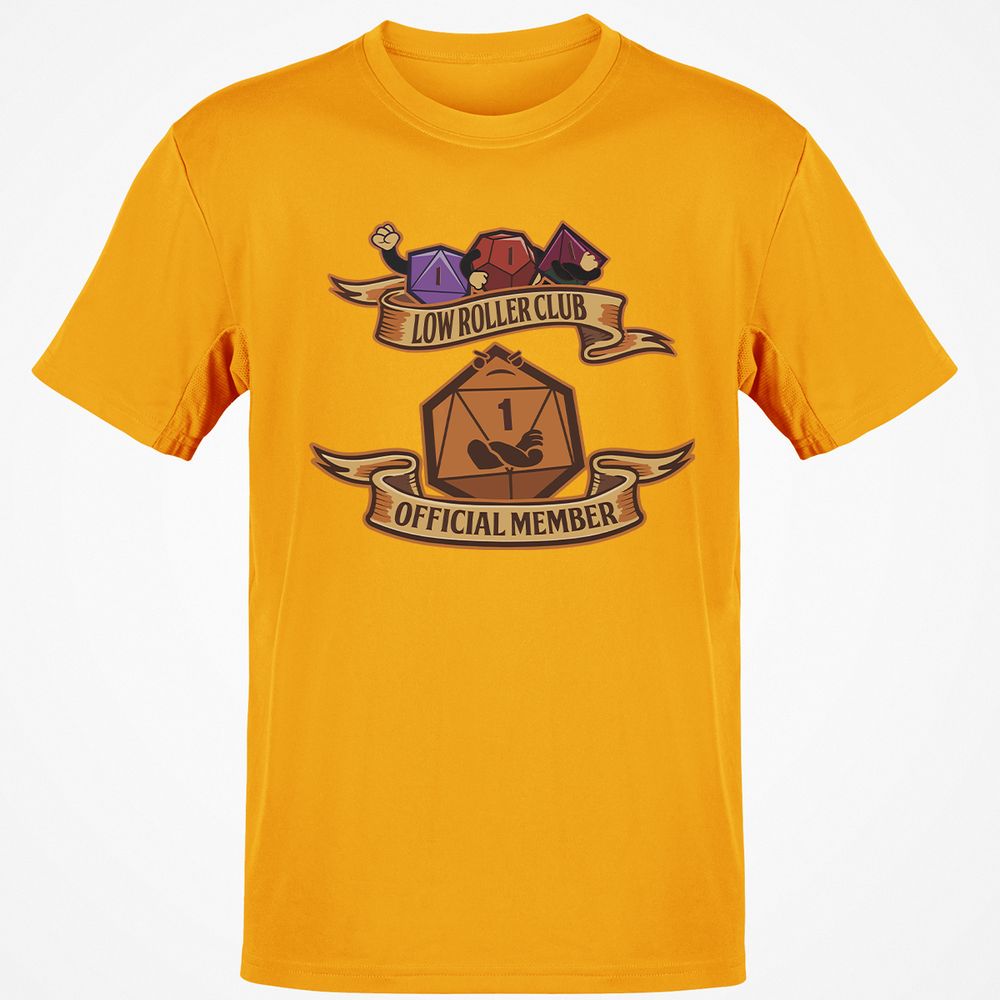 Low Roller Club Classic Unisex T-Shirt - Gold - 4