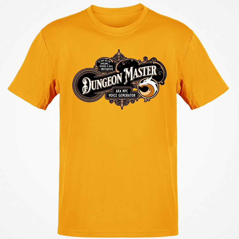 Dungeon Master Classic Unisex T-Shirt - Gold - 4