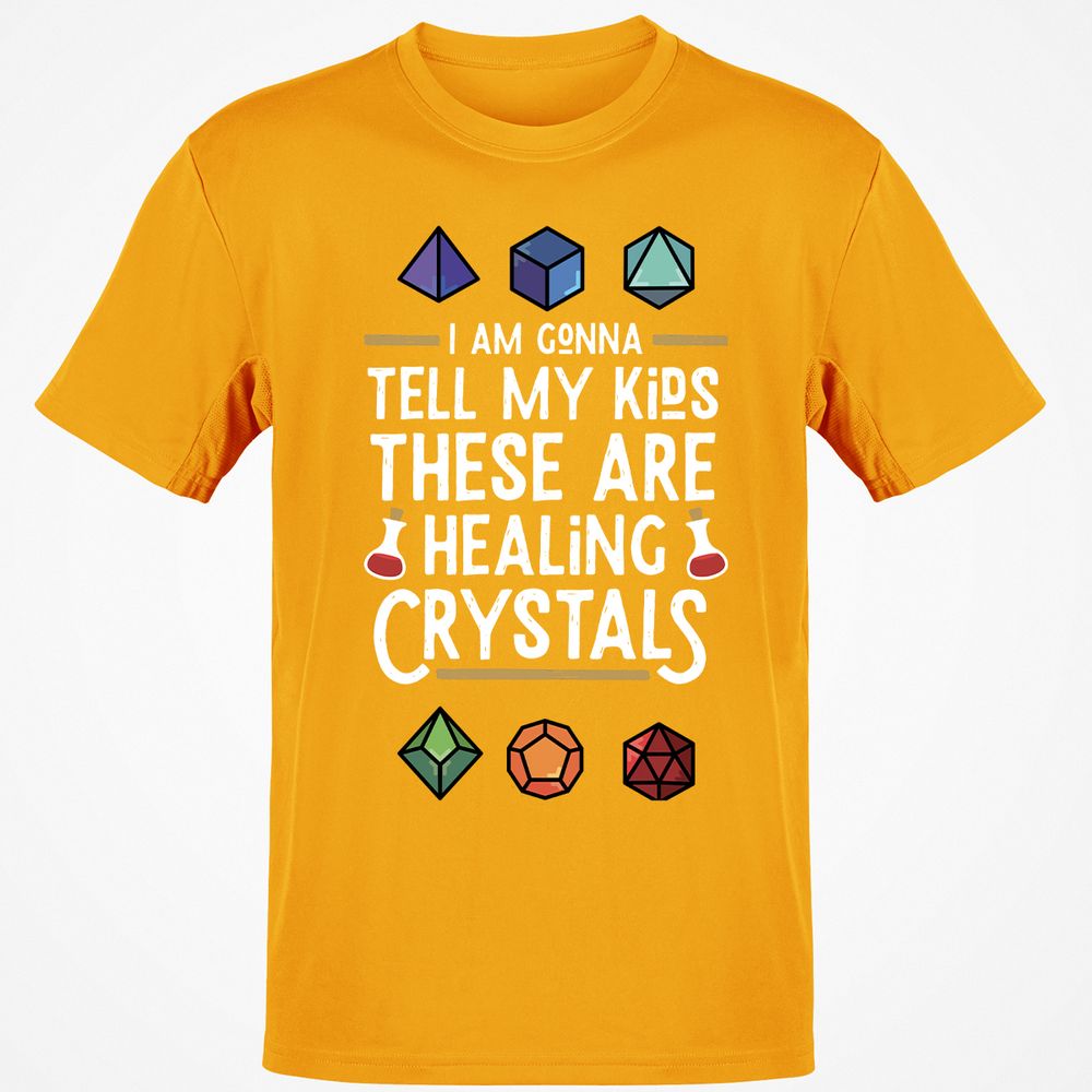 Healing Crystals T-Shirt - Gold - 4