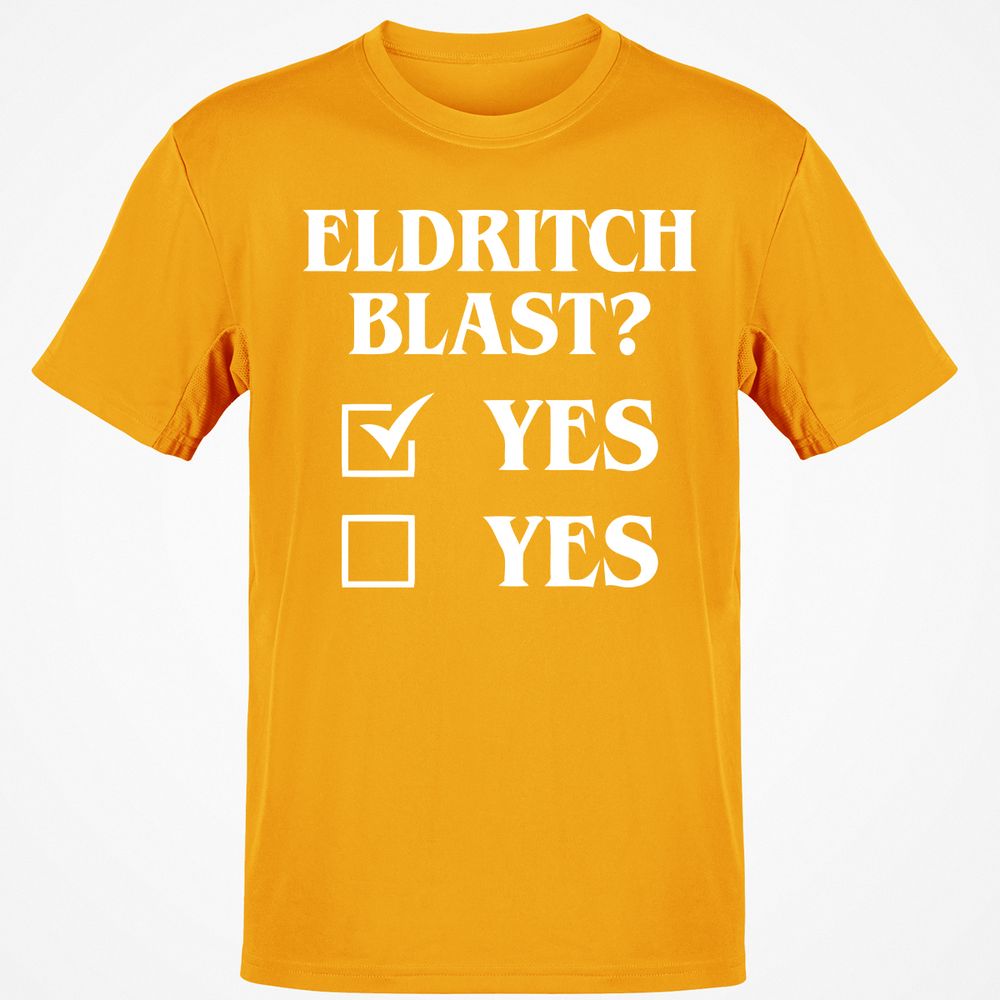 Eldritch Blast Yes T-Shirt - Gold - 4