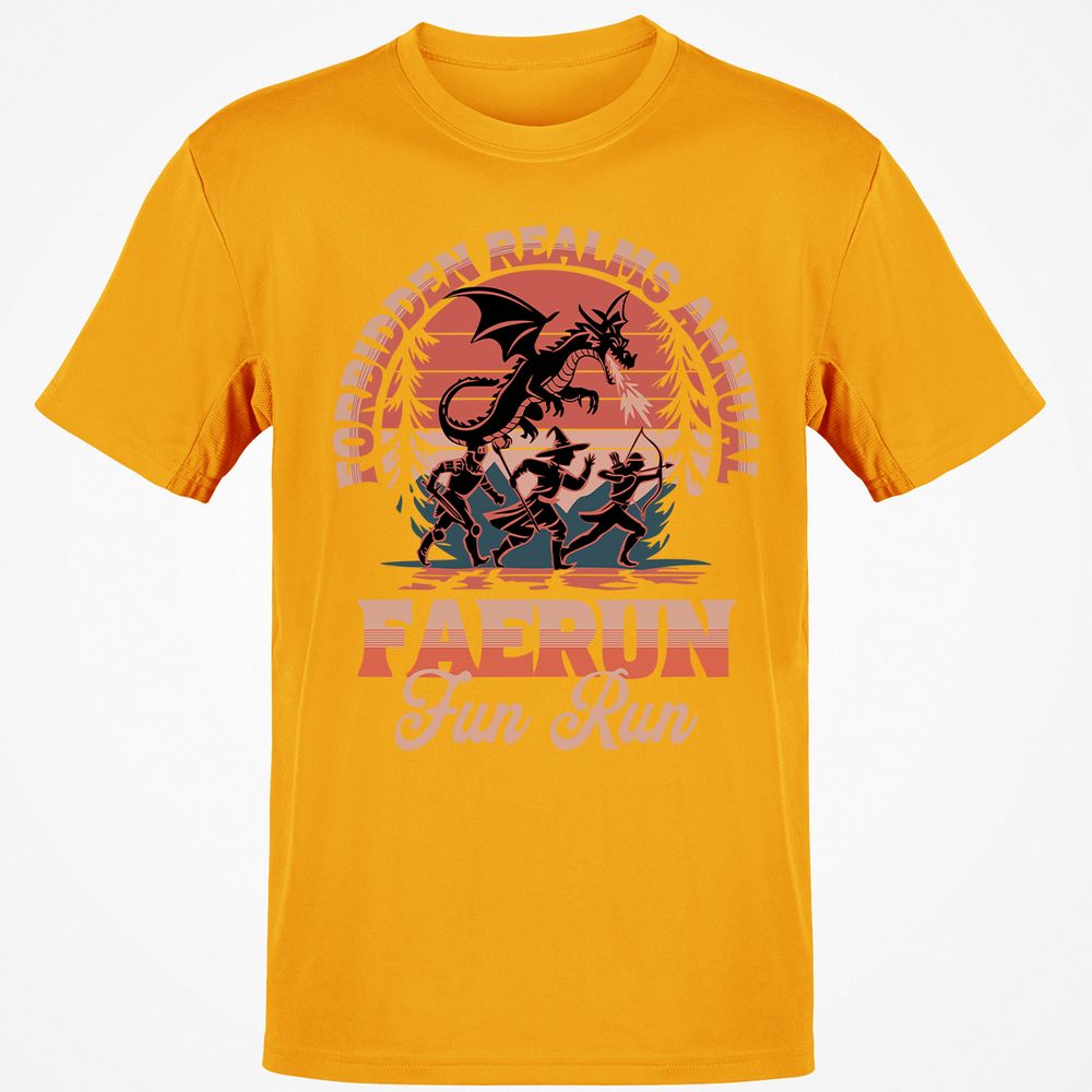 Faerun Fun Run Classic Unisex T-Shirt - Gold - 4