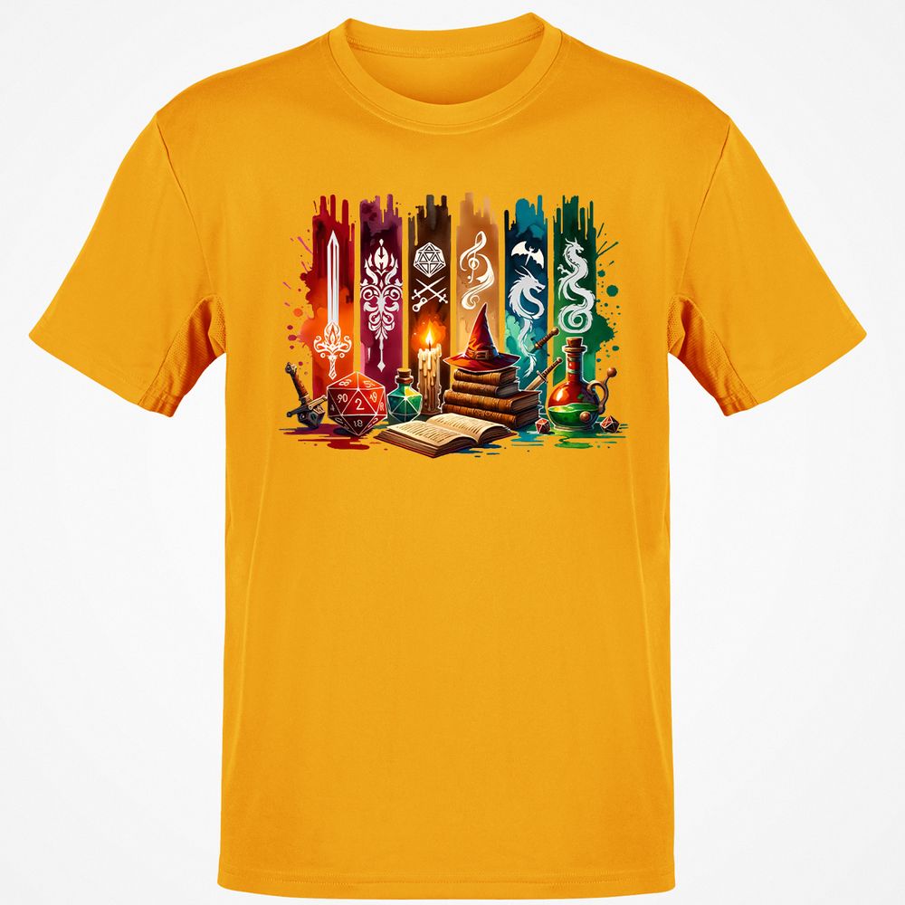 DnD Classes Classic Unisex T-Shirt - Gold - 4