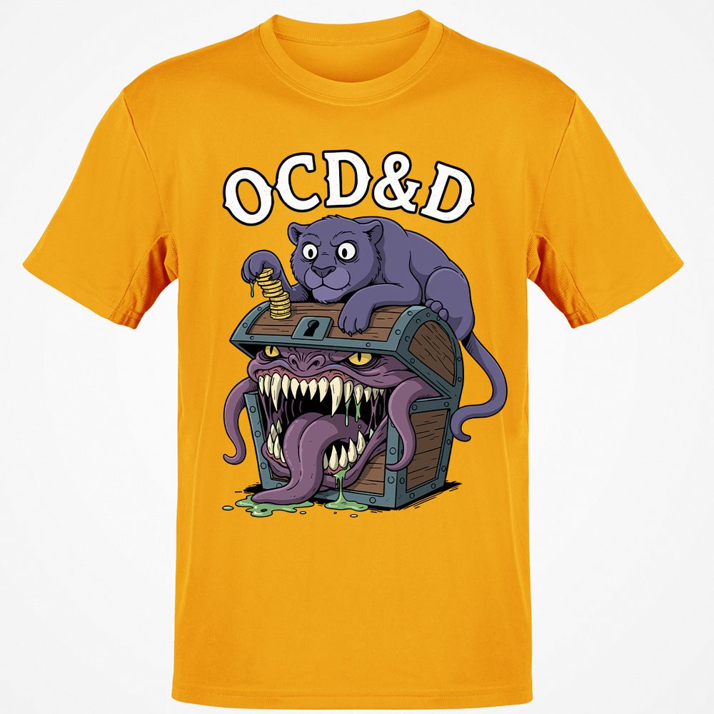 OCD&D Classic Unisex T-Shirt - Gold - 4