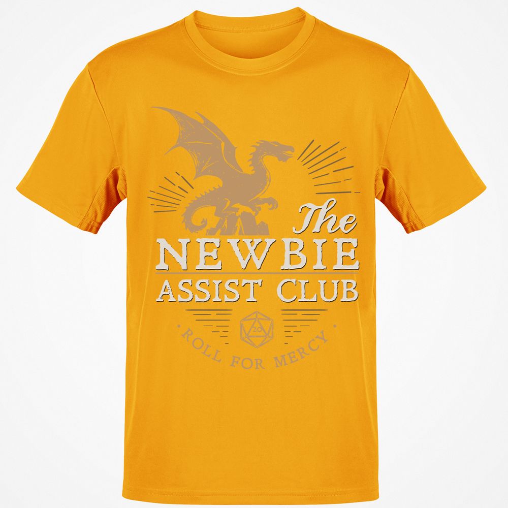 The Newbie Assist Club Classic Unisex T-Shirt - Gold - 4