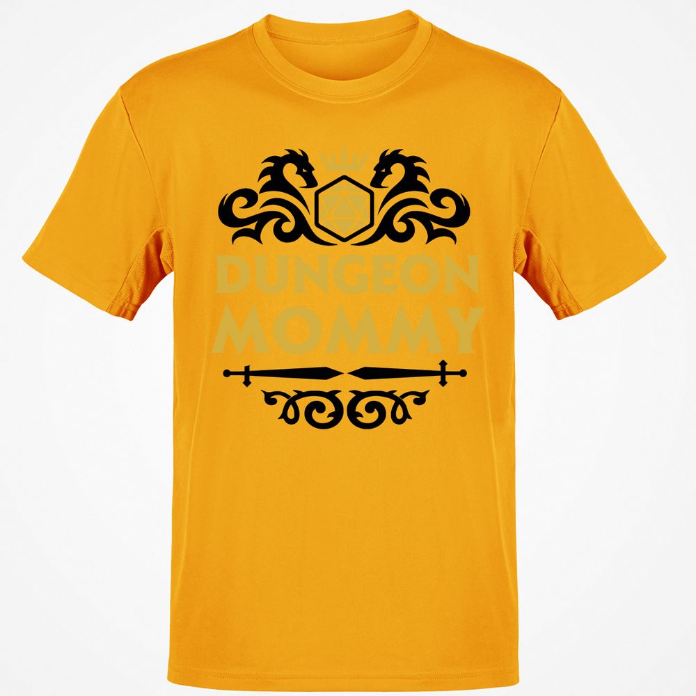 Dungeon Mommy Classic Unisex T-Shirt - Gold - 4