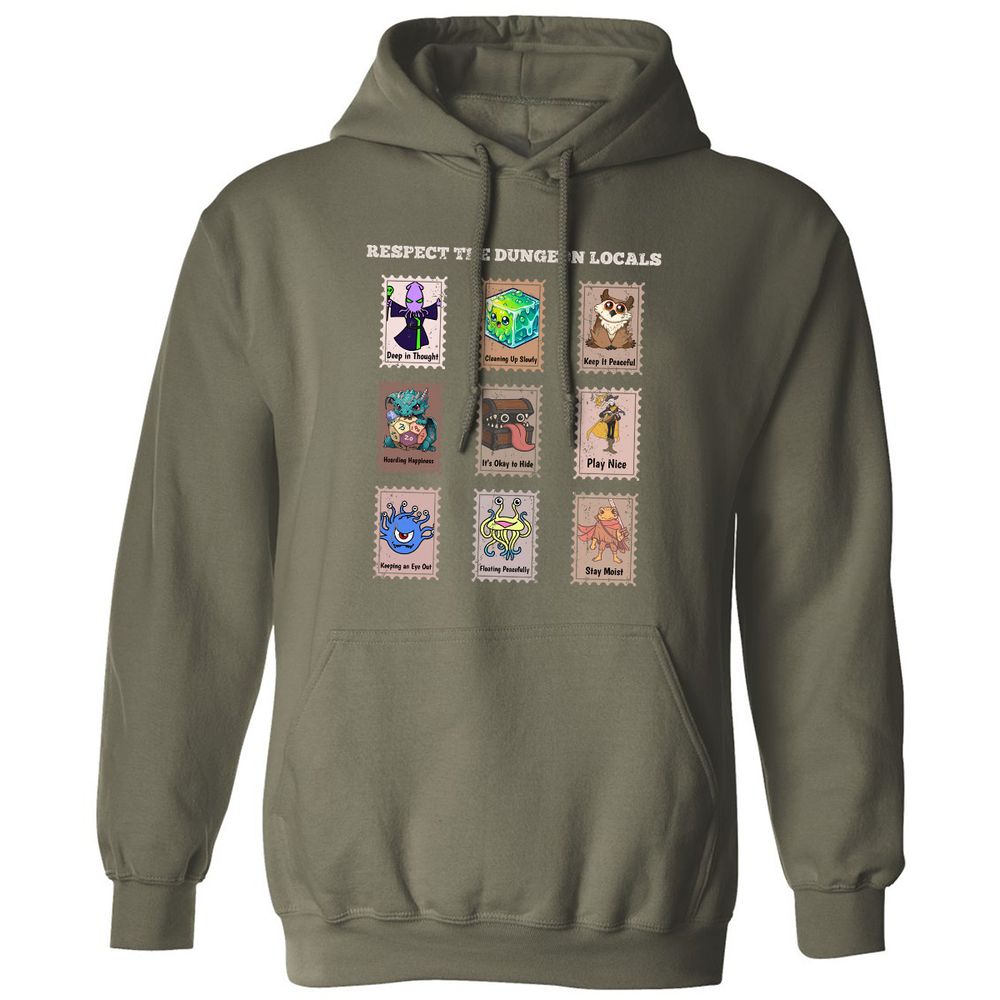 RESPECT THE DUNGEON LOCALS - Military Green - 4
