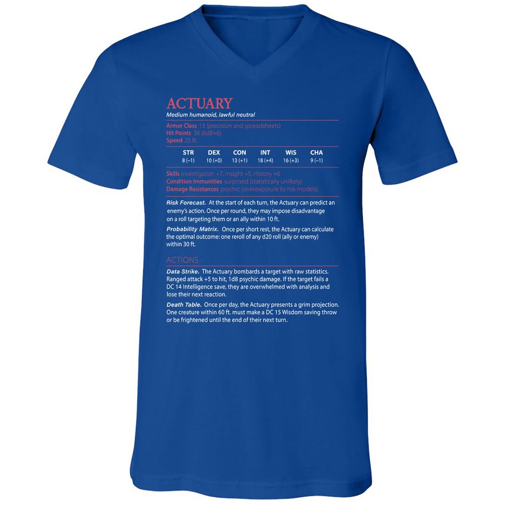 Actuary Stats - True Royal - 4