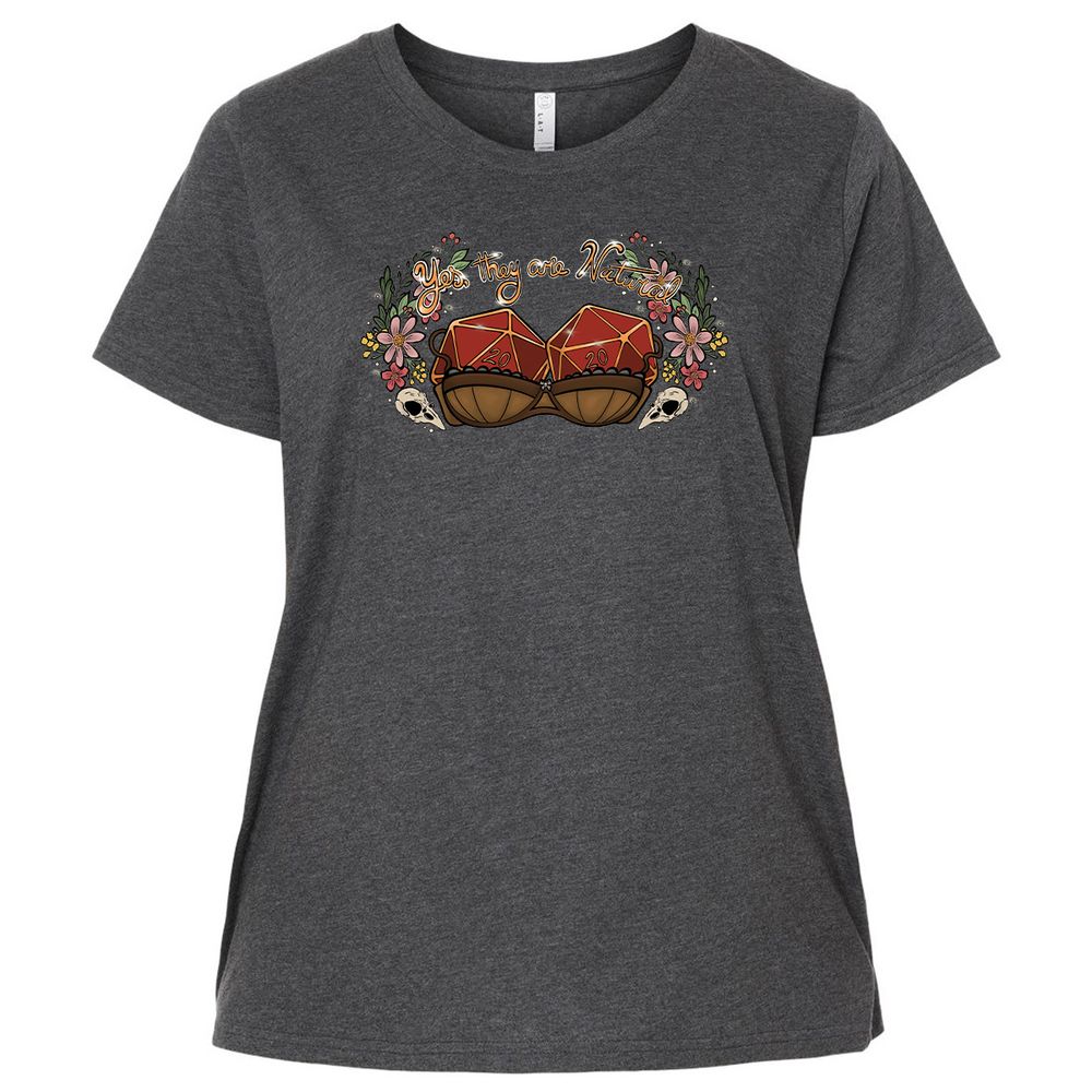 Yes They're Natural Ladies Curvy Jersey - Vintage Smoke - 4