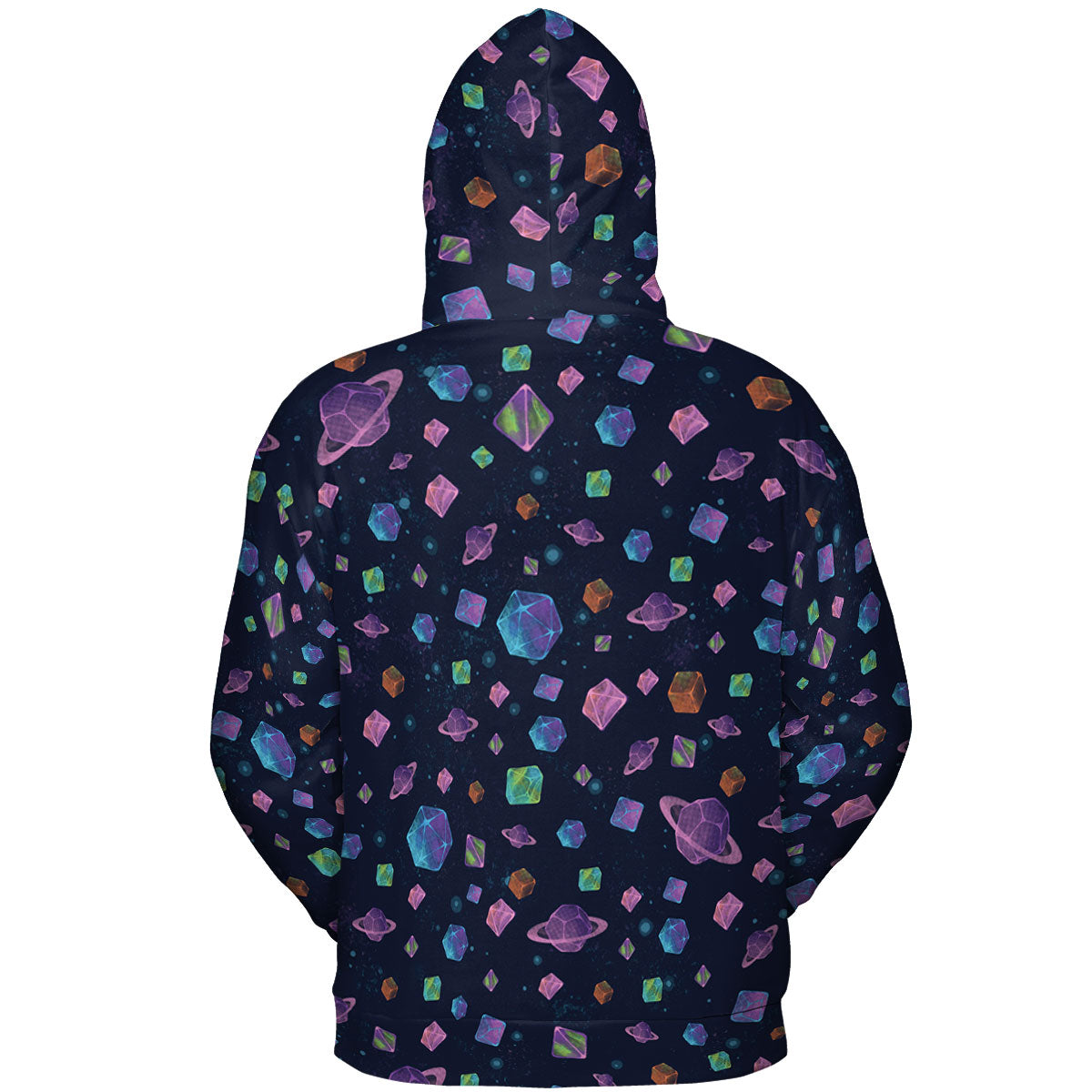 Galaxy Of Dices Pattern All-over Print Hoodie