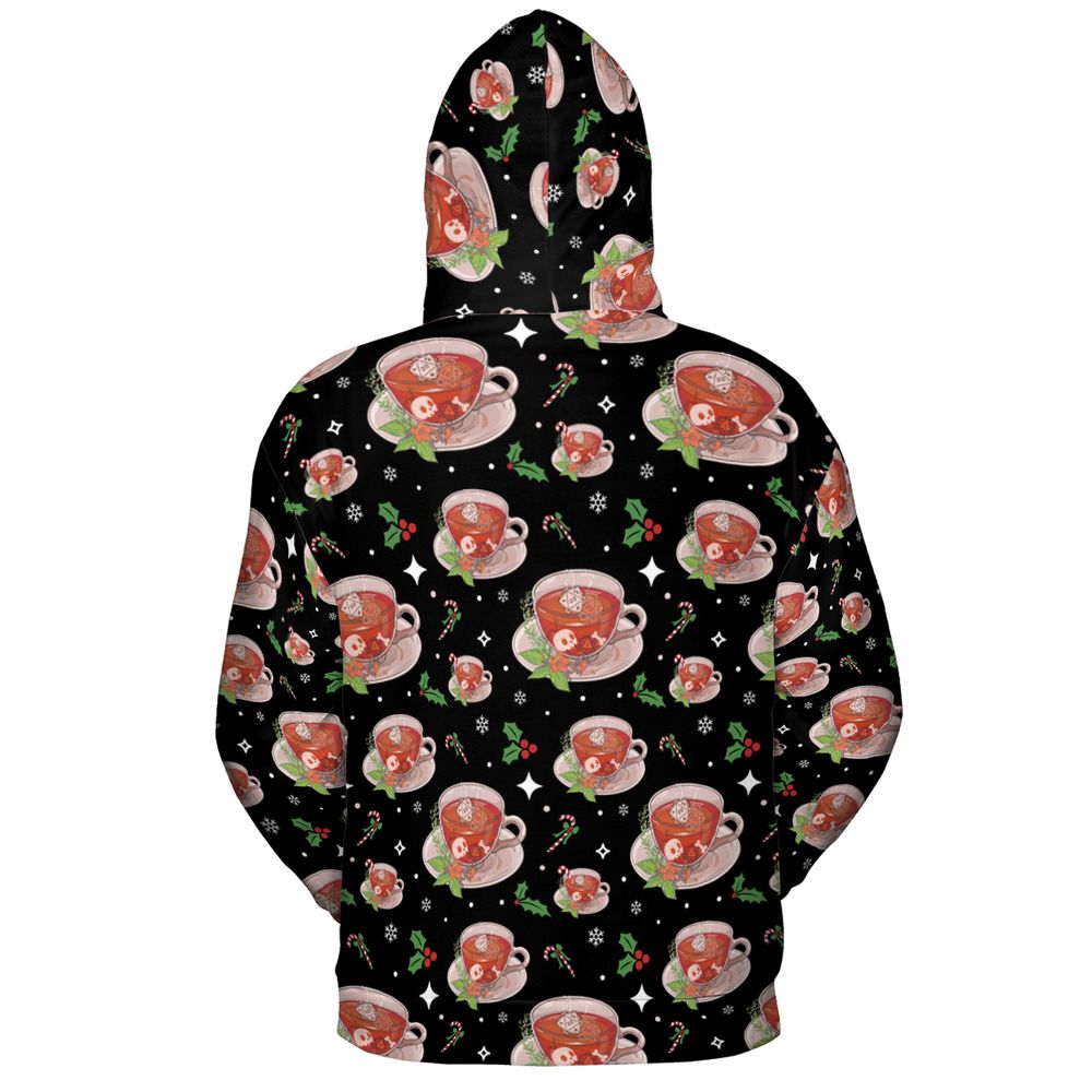 Cute DnD Christmas Tea All-over Print Hoodie -  - 4