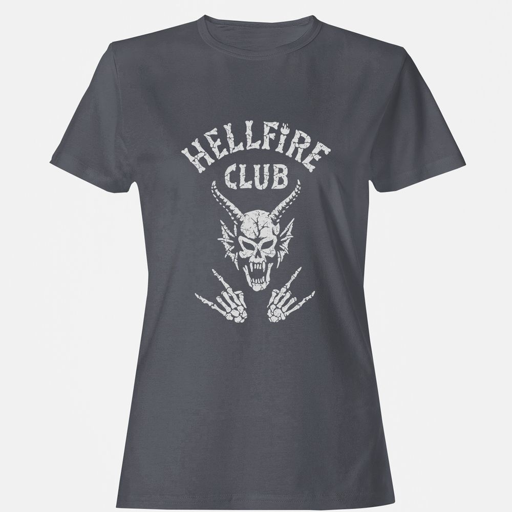 Hellfire Club Women's T-Shirt - Dark Heather - 5