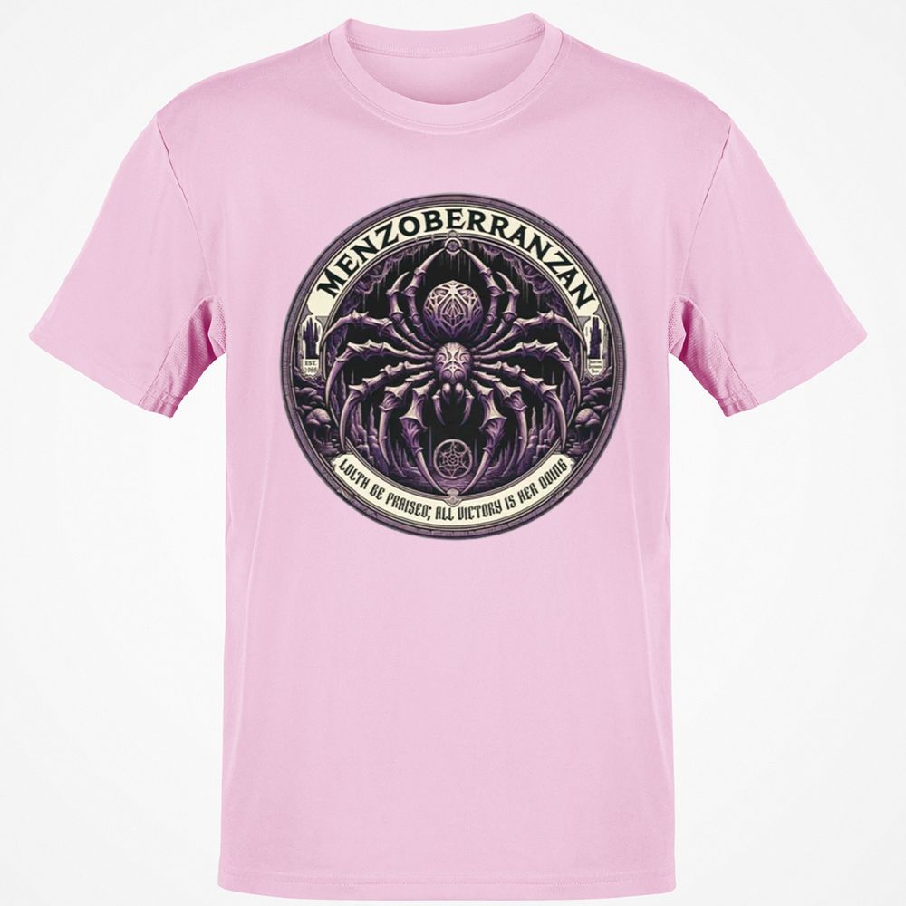 Menzoberranzan Lolth Be Praised Classic Unisex T-Shirt - Light Pink - 5