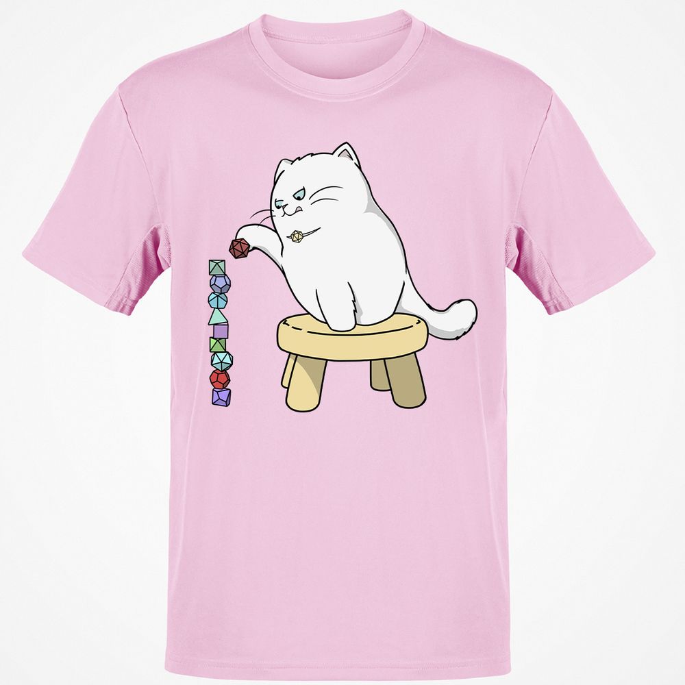 Cat Stacking Dice T-Shirt - Light Pink - 5