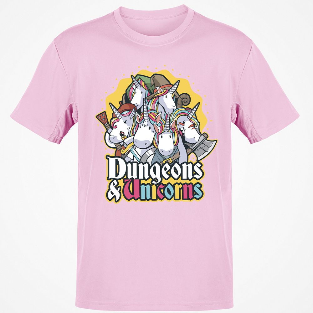 Dungeons And Unicorns T-Shirt - Light Pink - 5