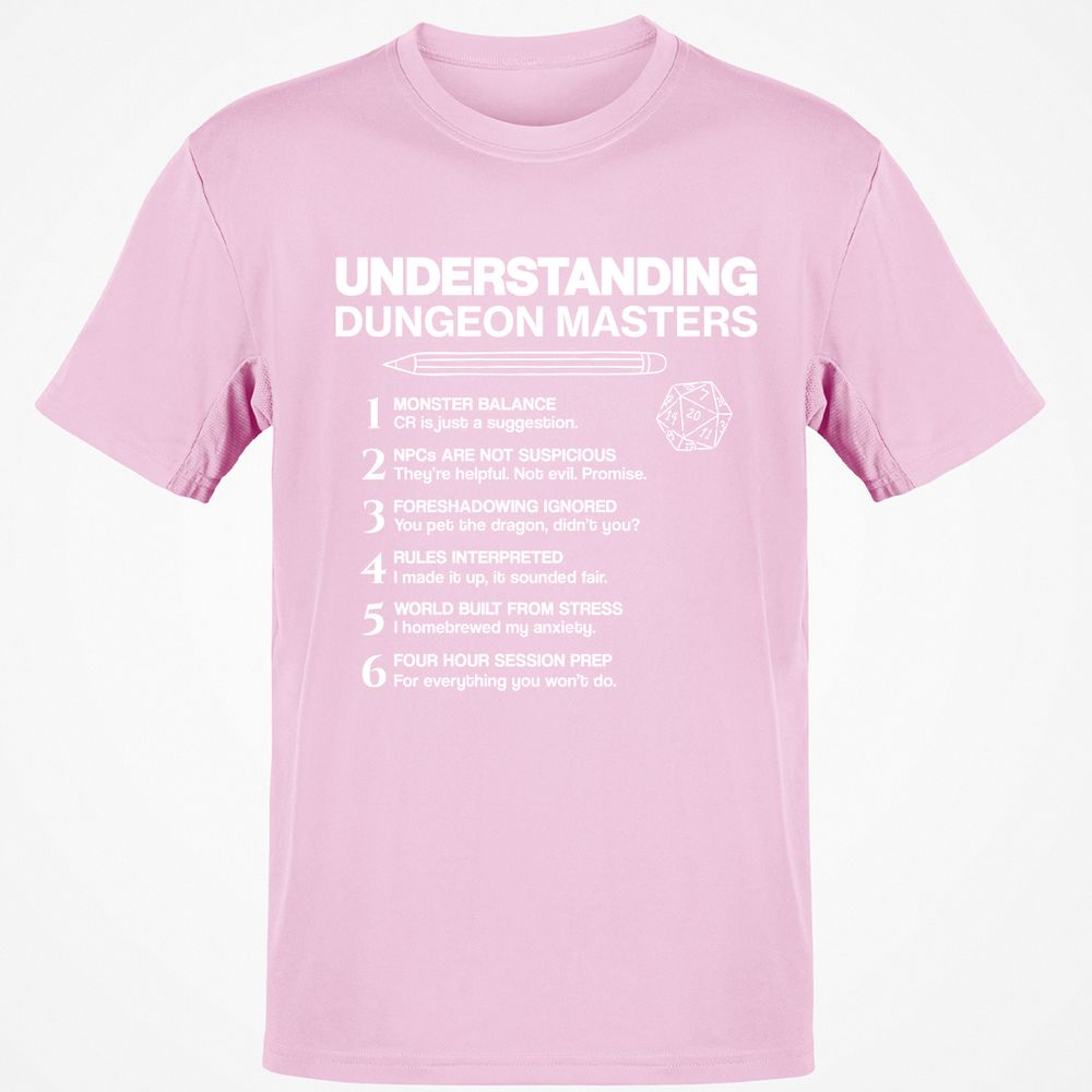 Understanding Dungeon Masters Classic Unisex T-Shirt - Light Pink - 5