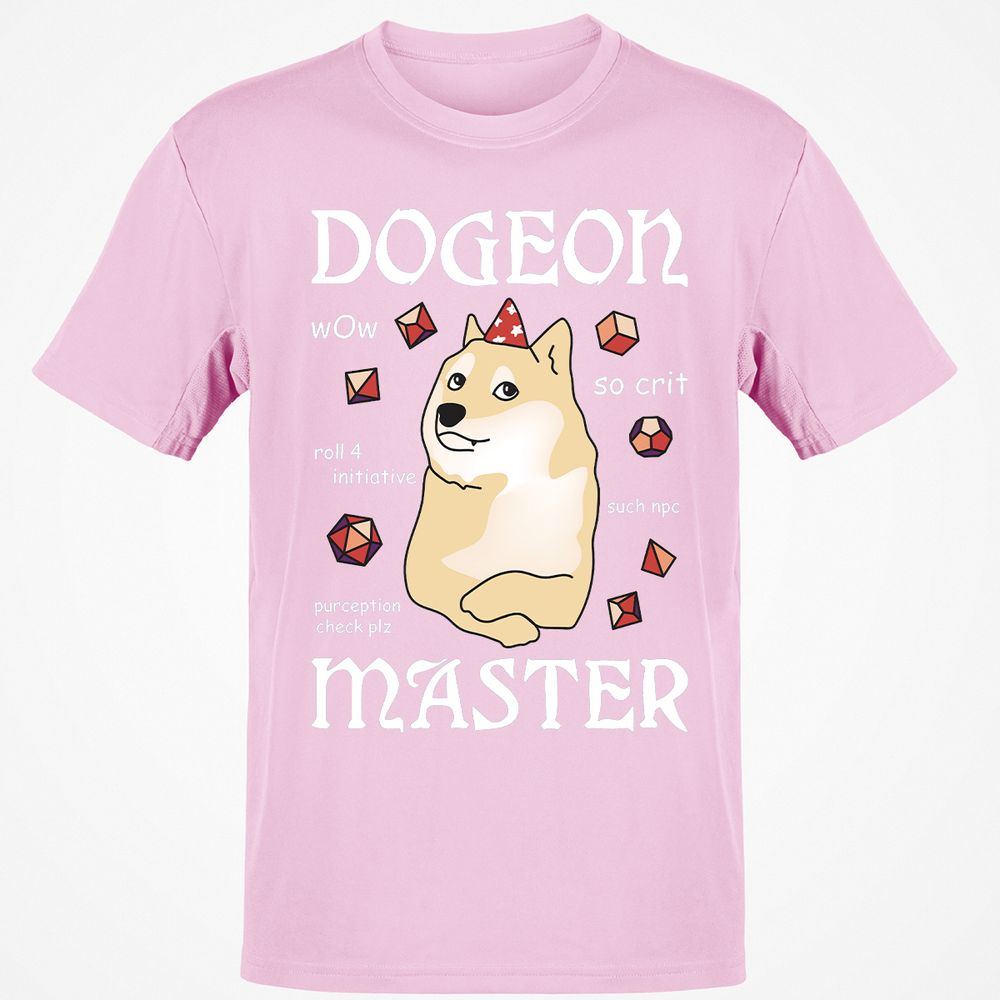 Dogeon Master T-Shirt - Light Pink - 5