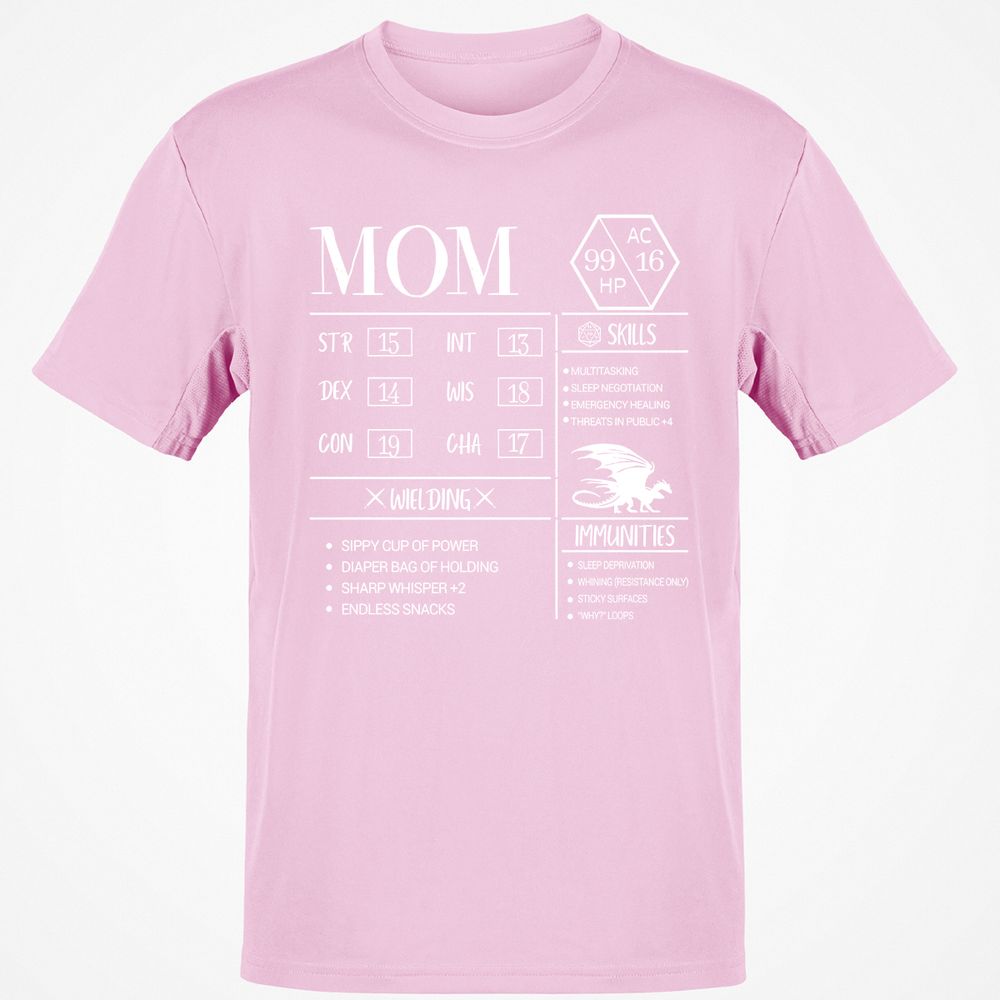 Mom New Classic Unisex T-Shirt - Light Pink - 5