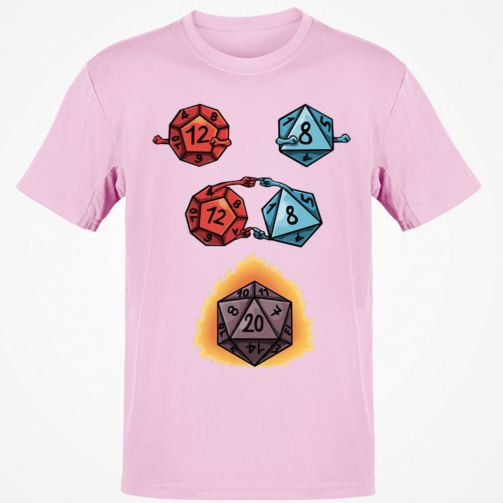 Dice Fusion RPG Classic Unisex T-Shirt - Light Pink - 5