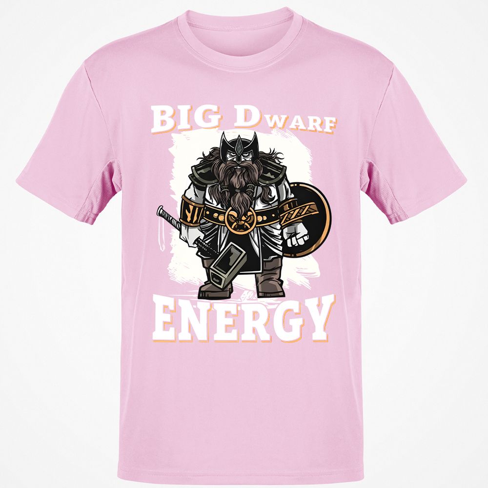 Big Dwarf Energy Classic Unisex T-Shirt - Light Pink - 5