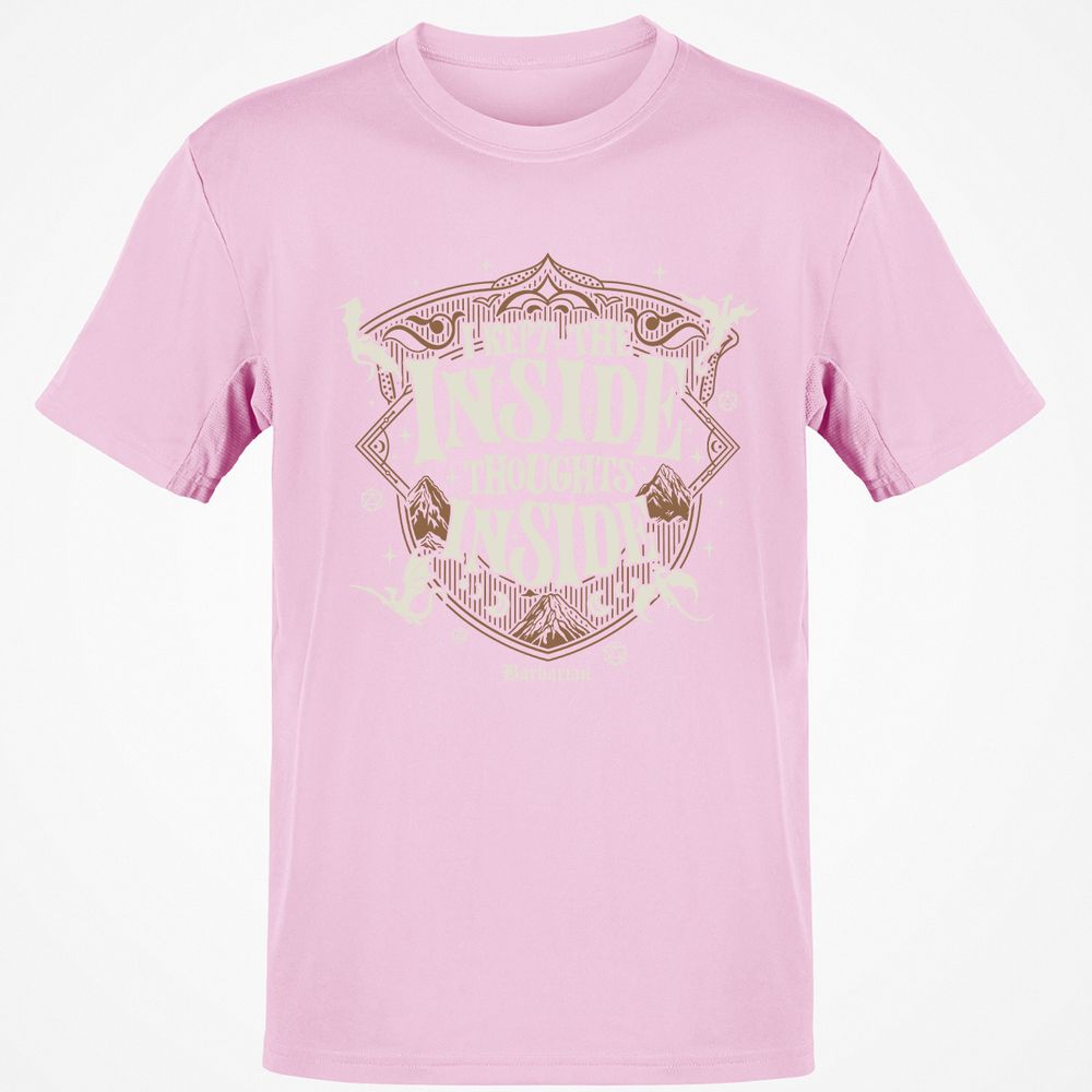 Barbarian I Kept The Inside Thoughts Inside - Light Pink - 5